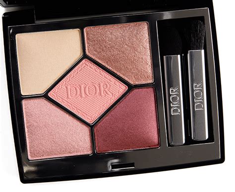 dior mono eyeshadow tweed swatch|Dior rose tulle eye shadow.